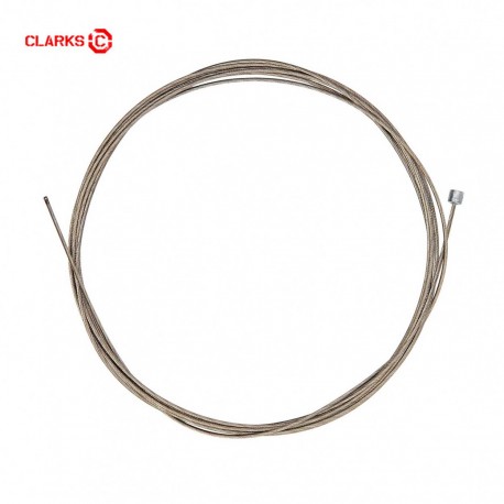CLARKS Câble de dérailleur INOX 1.10x2000mm compatible SHIMANO / SRAM - NEUF