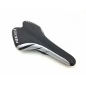 Selle VTT VENTURA noir / grise - rails cromo - NEUF