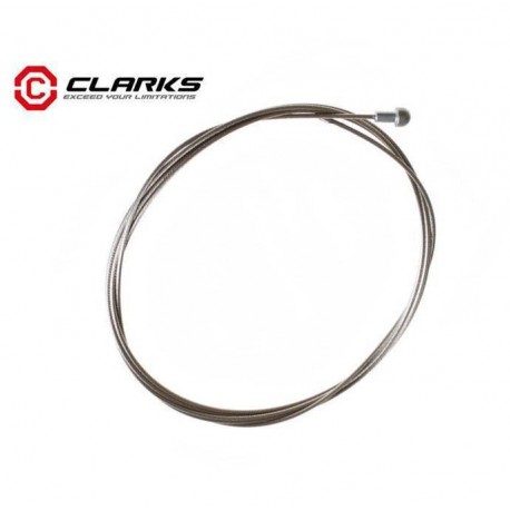 CLARKS Câble de dérailleur INOX 1.10x2000mm compatible SHIMANO / SRAM - NEUF