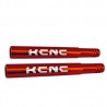 Prolongateurs de valves KCNC ALUMINIUM 6061 50mm Rouge