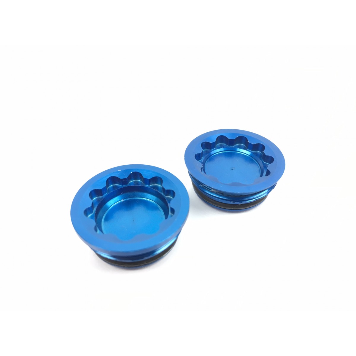 HOPE Bore caps bleus pour étriers de frein Hope mini 24.4mm - PREMIUM