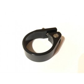 Collier de selle 34.9 alu forgé NOIR à visser - NEUF