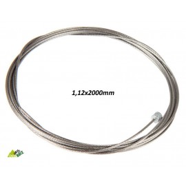 Câble de dérailleur 1.12X2000mm compatible SHIMANO / SRAM