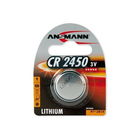 Pile de bouton lithium Ansmann CR 2450 3 V