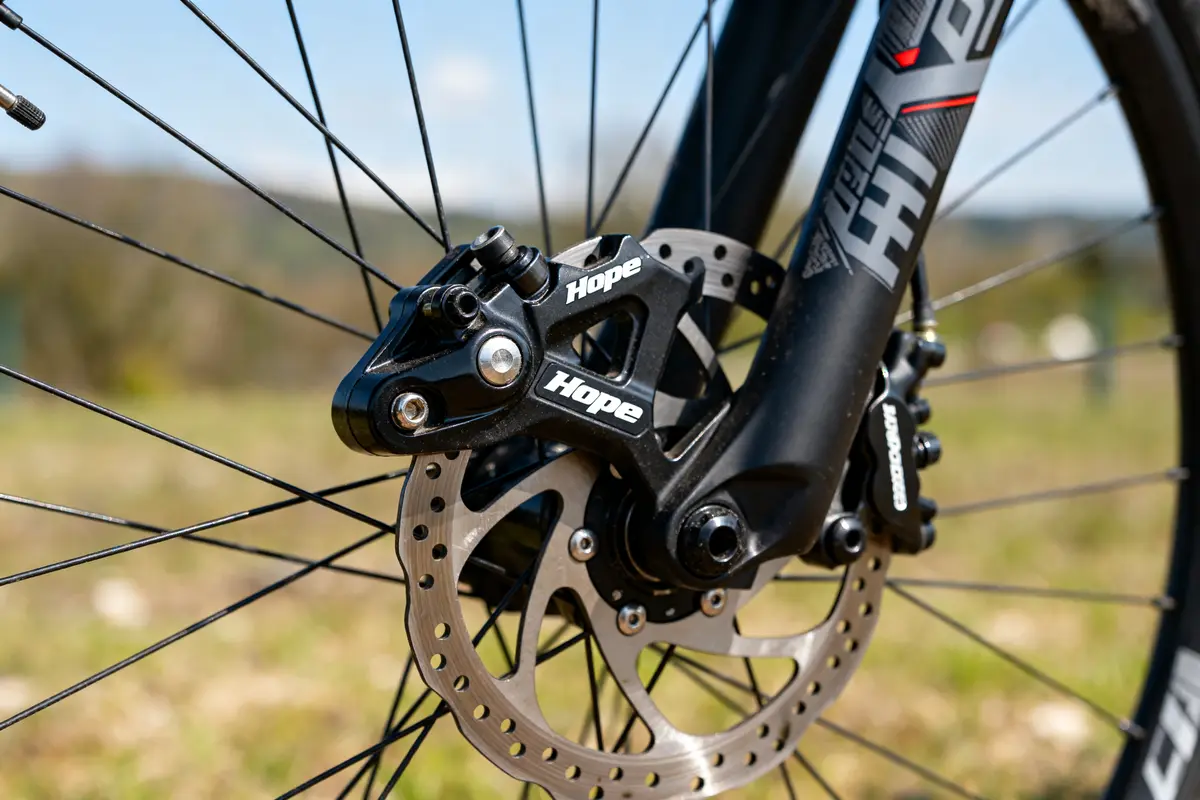 Frein Hope 6 pistons : Test, entretien et performances VTT